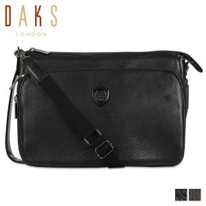 DAKS（ダックス） ショルダーバッグ メンズ 斜め掛け 本革 SHOULDER