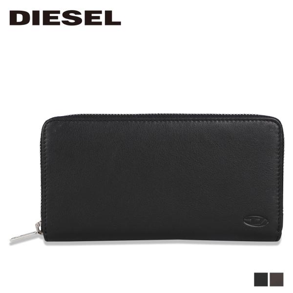 DIESEL ディーゼル 財布 長財布 メンズ レディース ラウンドファスナー 本革 HISSU 2...