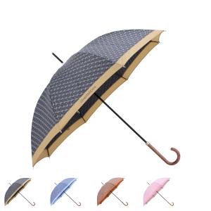 FENDI フェンディ ズッカ 雨傘 長傘 ブラウン ブラック ナイロン