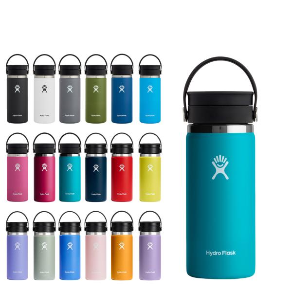 Hydro Flask ハイドロフラスク ステンレスボトル マグボトル 16オンス 水筒 魔法瓶 メ...