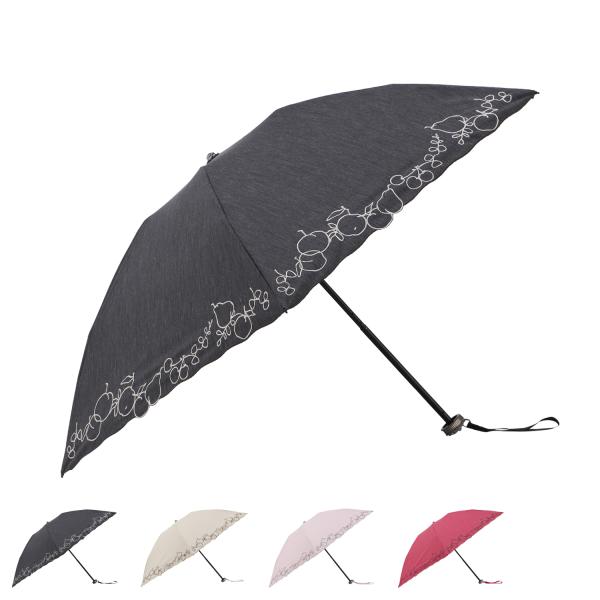 JILLSTUART ジルスチュアート 日傘 折りたたみ 傘 完全遮光 晴雨兼用 レディース 50c...