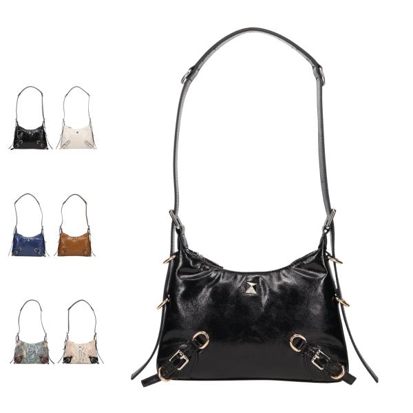 jouetie ジュエティ ショルダーバッグ ベルテッド レディース 斜めがけ 軽量 蛇柄 コンパク...