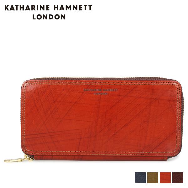 KATHARINE HAMNETT LONDON キャサリンハムネット ロンドン 長財布 メンズ ラ...
