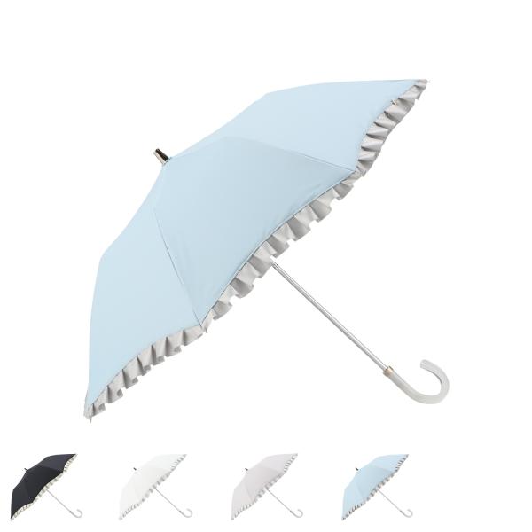 LANVIN ランバンオンブルー en Bleu 日傘 完全遮光 晴雨兼用 ショート傘 雨傘 レディ...