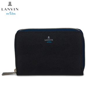 LANVIN en Bleu ランバンオンブルー 財布 二つ折り ウォレット メンズ レディース 革 札入れ ラウンドファスナー WALLET 533604｜biget