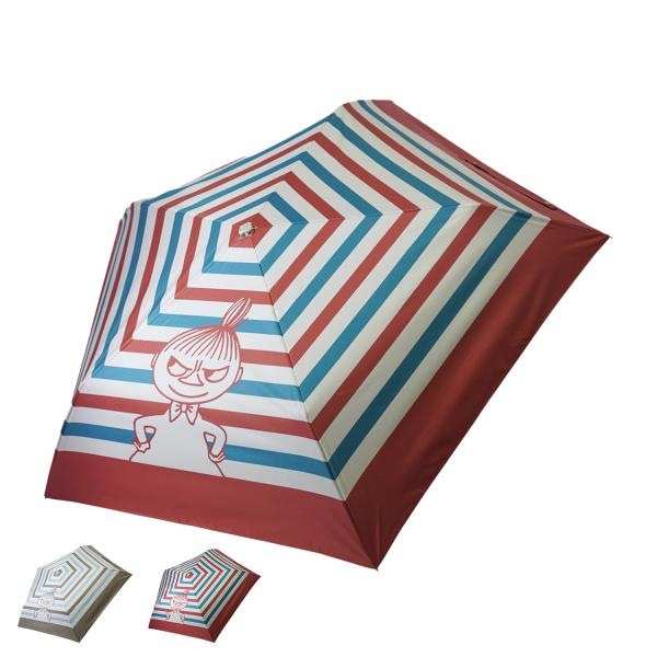 MOOMIN ムーミン 傘 折りたたみ 晴雨兼用 雨傘 レディース 51cm 遮光率 UVカット 1...