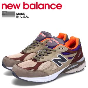 new balance ニューバランス 990 スニーカー メンズ Dワイズ MADE IN USA 990 ブラウン M990BT3｜biget