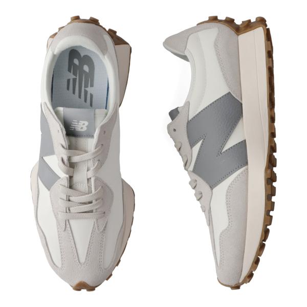 new balance ニューバランス 327 スニーカー メンズ レディース Dワイズ ホワイト ...