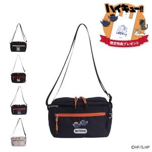 OUTDOOR PRODUCTS アウトドアプロダクツ バッグ ショルダーバッグ メンズ レディース 2.2L 斜めがけ ハイキュー!! コラボ 横型 刺繍 ODHQ101
