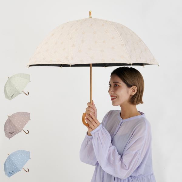 pinktrick ピンクトリック 日傘 完全遮光 長傘 軽量 晴雨兼用 雨傘 レディース 50cm...