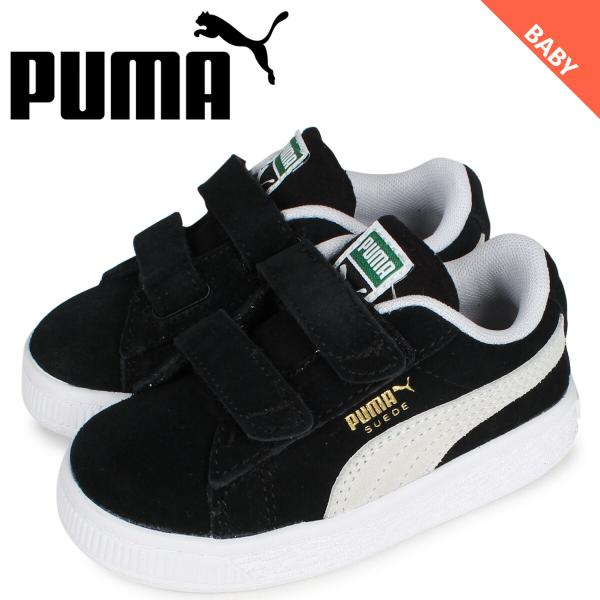 プーマ PUMA スウェード クラシック スニーカー ベビー キッズ スエード ベルクロ SUEDE...