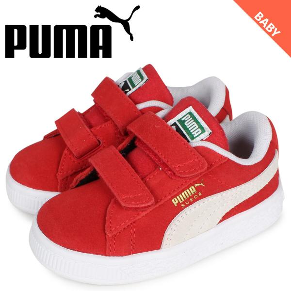 プーマ PUMA スウェード クラシック スニーカー ベビー キッズ スエード ベルクロ SUEDE...