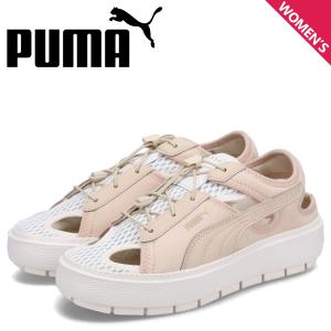 プーマ PUMA スニーカー バスケット プラットフォーム トレース レディース 厚底 BASKET PLATFORM TRACE ベージュ 382872｜biget