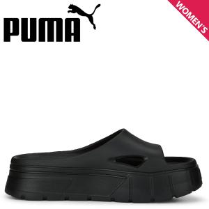 プーマ PUMA サンダル メイズ スタック インジェックス レディース 厚底 MAYZE STACK INJEX ブラック 黒 389454-04｜biget