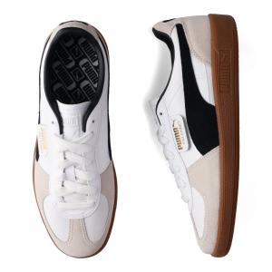 プーマ PUMA スニーカー パレルモ レザー メンズ PALERMO LEATHER ホワイト 白 396464-01｜biget