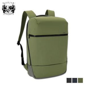 SONNE ゾンネ リュック バッグ バックパック メンズ 21L 大容量 撥水 BAG PACK ブラック ネイビー カーキ 黒 SOSL002の商品画像
