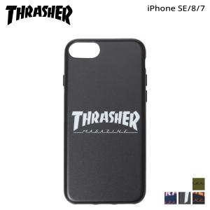 THRASHER スラッシャー iphone SE2 8 7 スマホケース メンズ レディース 携帯 アイフォン ブラック ネイビー オリーブ 黒 ネコポス可｜biget