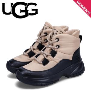 アグ UGG ブーツ ヨセ パッファー レース レディース 厚底 防水 YOSE PUFFER LACE ベージュ 1143844｜biget