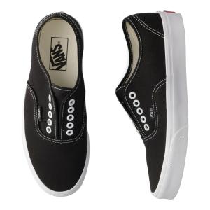 ヴァンズ VANS オーセンティック ゴア スニーカー スリッポン メンズ レディース キャンバス バンズ AUTHENTIC GORE ブラック 黒 VN000VA9BA2