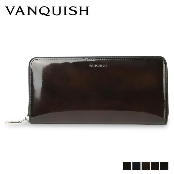 VANQUISH ヴァンキッシュ 長財布 メンズ 本革 ラウンドファスナー LONG WALLET ...