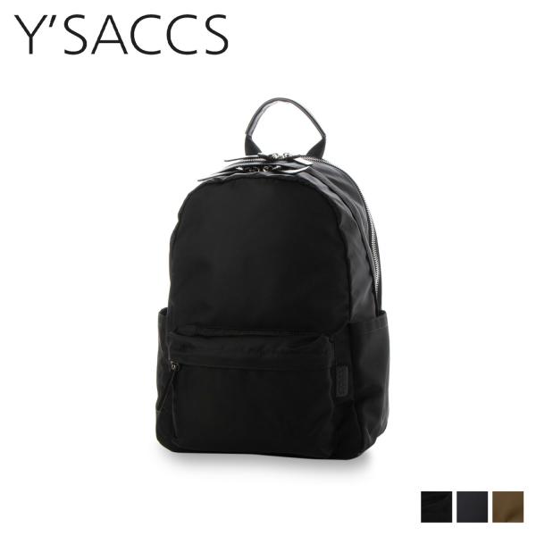 Y’SACCS イザック リュック バッグ バックパック レディース 通学 RUCKSACK ブラッ...