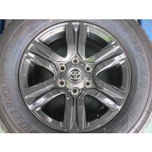 トヨタ ハイラックス純正 17x7.5J +30 PCD139.7 6H GUN125 後期 スタッドレス用やハイエース流用に｜bigfoot-upic