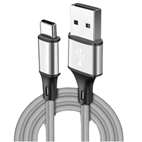 Cタイプ用 USB ケーブル  100cm シルバー