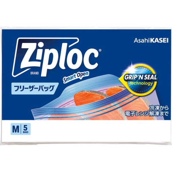 旭化成 ジップロック フリーザーバッグM5枚袋入