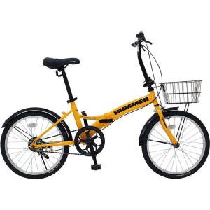 ハマー ノーパンク20インチ折畳自転車YE MG...の商品画像