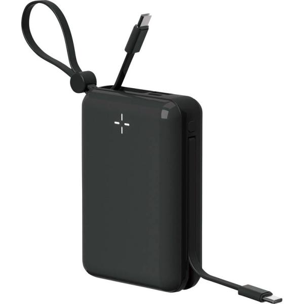 HIDISC ケーブル一体型PD20W対応モバイルバッテリー 20000mAh HD4-MBTC20...