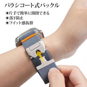 アップルウォッチ バンド ナイロン コンパチブ...の詳細画像1