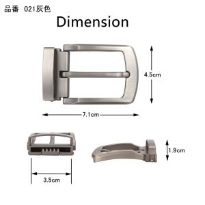 BIGHAS ベルト バックル 単品 ピン式 ...の詳細画像4