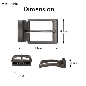 BIGHAS ベルト バックル 単品 ピン式 ...の詳細画像5