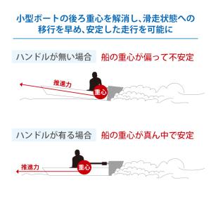 エクステンション ハンドル 伸縮式 船外機 延...の詳細画像2