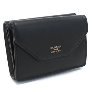 バレンシアガ BALENCIAGA 三折財布小銭入付き　ブランド 736730　2AABY　1061 ブラック　wallet-01　mini-01 母の日｜bighit