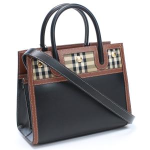 【BURBERRY】バーバリー　ボデイバッグ　バッグ　ノバチェック　✨超美品✨ BURBERRY（バーバリー） ノバチェック トートバッグ キャンバス レザー