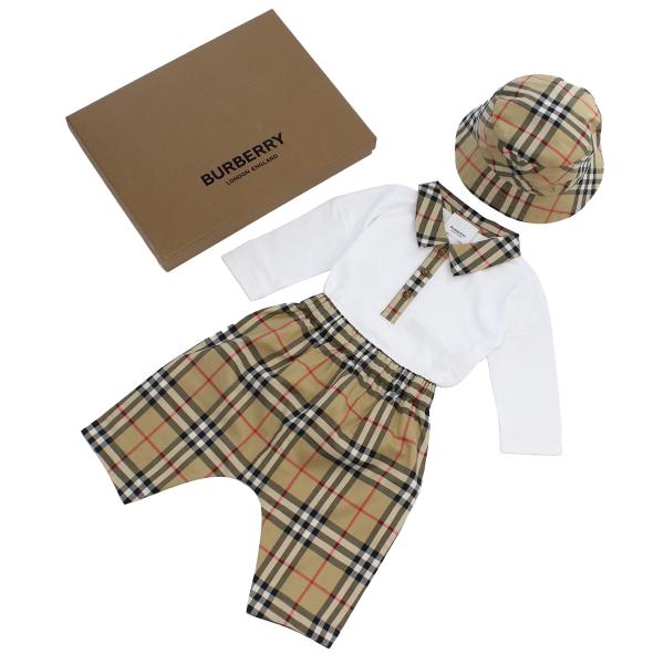 BURBERRY ベビー 3点セット ギフト 出産祝い 8065886 A7028 ARCHIVE ...
