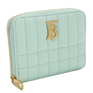 ★バーバリー★ 長財布 TB ロングウォレット 緑系 グリーン系 BURBERRY（バーバリー） 長財布三折小銭入付き 8082331 B8636