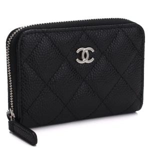 値下げしました　CHANEL キャビアスキン ケース 小銭入れ ブラック CHANEL（シャネル） 並行輸入 コインケース キャビアスキン CHANEL