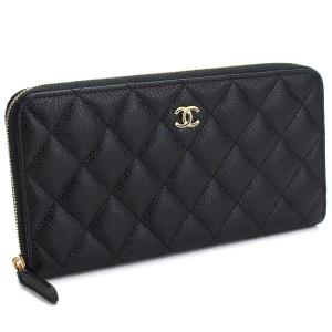 シャネル CHANEL 財布 キャビアスキン マトラッセ ラウンドファスナー 長財布 AP0242  gif-02w｜ビッグヒット Yahoo!店