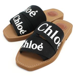 クロエ サンダル Chloe クロエ サンダル レディース ブラック 22U188Z3 001 WOODY