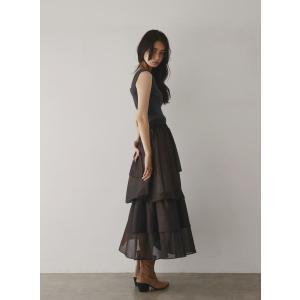 COEL（コエル） スカラップジャガードフレアスカート : ビッグヒット