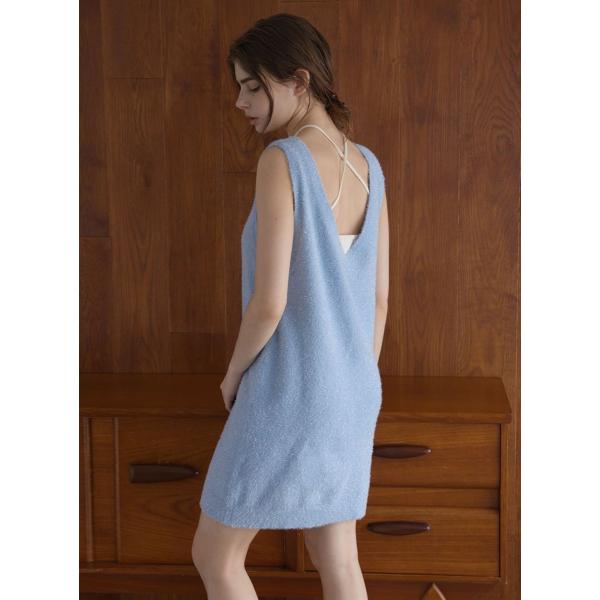 【50%OFF】 Vネックラメニットワンピース　COEL　コエル　ワンピース