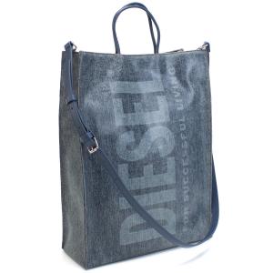 DIESEL トートバッグ ブランド  X08919 P4636 H1410 ブルー系 bag-01 gif-03w｜bighit