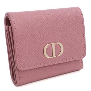 ディオール Christian Dior 3つ折り財布 ブランド ミニ財布 S2057　OBAE　M64P ピンク系 wallet-01 mini-01｜bighit