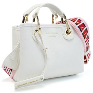 エンポリオアルマーニ EMPORIO ARMANI ハンドバッグ　ブランド Y3D176　YFO5B　85219 WHITE-LEATHER ホワイト系　bag-01｜bighit