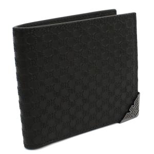 エンポリオ アルマーニ EMPORIO ARMANI 二つ折り財布 メンズ ブラック