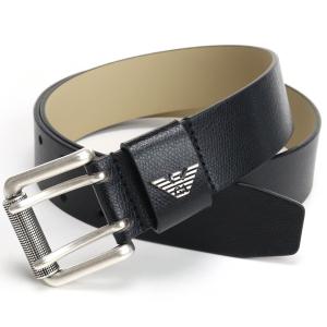 エンポリオアルマーニ EMPORIO ARMANI  メンズベルト ブランド Y4S079 YAQ2G 81072 BLACK ブラック belt-01    父の日｜bighit