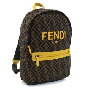 フェンディ FENDI リュック　バックパック 　キッズ　ブランド 8BZ040　AKPV　F1I7L ブラウン系　bag-01｜bighit