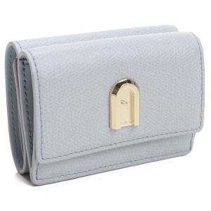 フルラ FURLA FURLA 1927 3つ折り財布 ブランド 財布 PCW5ACO　ARE000　AR300 ARTEMISIA ブルーグレー mini-01 wallet-01｜bighit